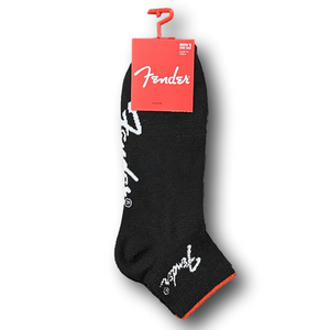 3/$20 Fender Logo Funny Novelty Ankle Socks - NWT